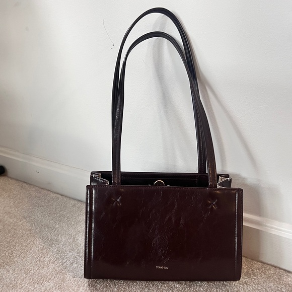 stand oil oblong bag marron - Picture 1 of 6